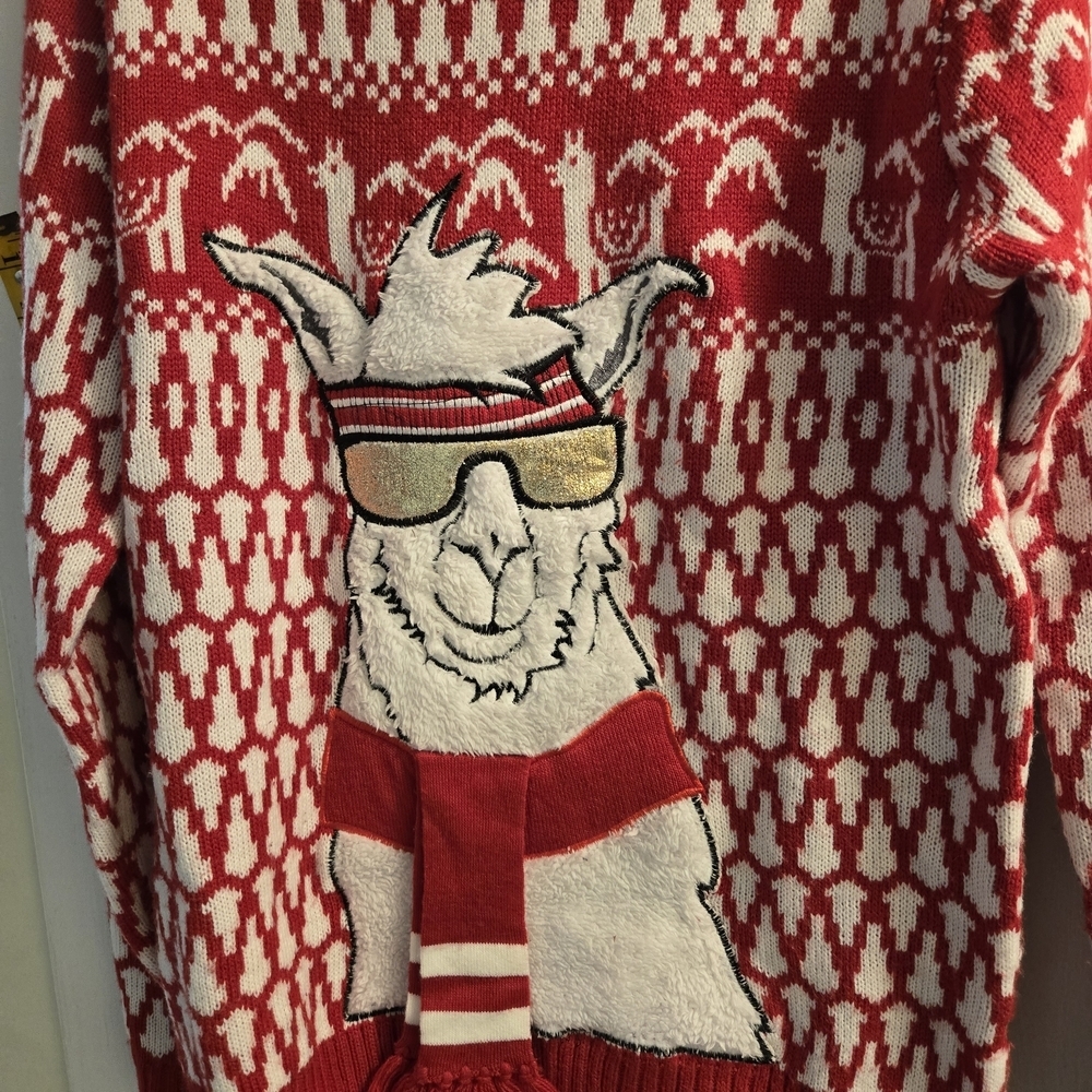 Blizzard BAY Llama Ugly Sweater  Unisex Size M - Picture 3 of 8